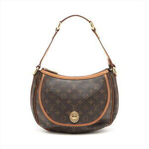 Louis Vuitton Monogram Tulum Leather Shoulder Bag Tote Handbag M